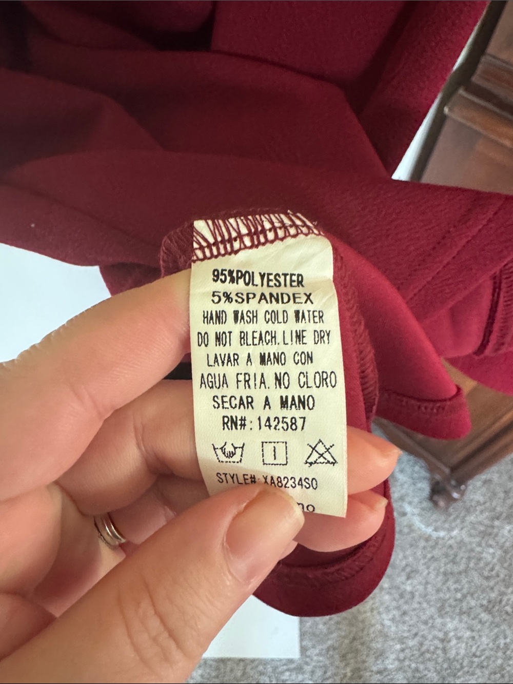 Akira Red Label Long Sleeve Dress Size Medium EUC - Picture 4 of 6